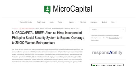 MICROCAPITAL BRIEF: RAFI Micro.